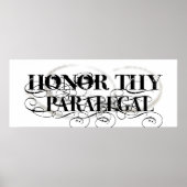 Poster Honor Thy Paralegal (Devant)
