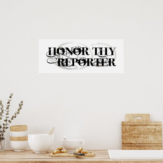 Poster Honor Thy Reporter (Cuisine)