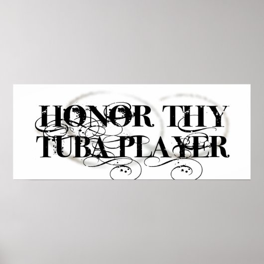 Poster Honor Thy Tuba Player (Devant)