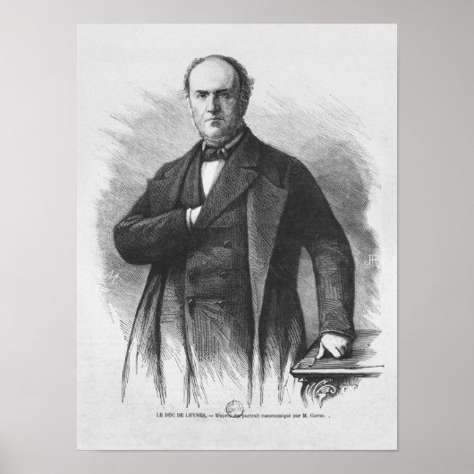 Poster Honore d'Albert, duc de Luynes (Devant)