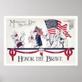 Poster Honorer Le Courageux (Devant)