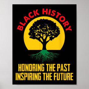 Poster Honorer le passé Inspirant Futur Mois de l'histoir