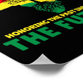 Poster Honorer le passé Inspirant Hommes Futurs Femmes No (Coin)