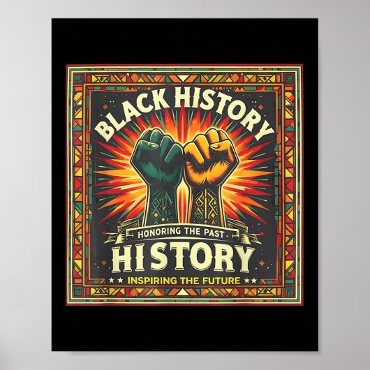 Poster Honorer le passé Inspirant Hommes Futurs Femmes No (Devant)