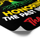 Poster Honorer le passé Inspirant Hommes Futurs Femmes No (Coin)