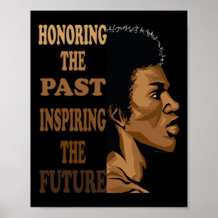 Poster Honorer le passé Mois de l'histoire des Noirs Amou