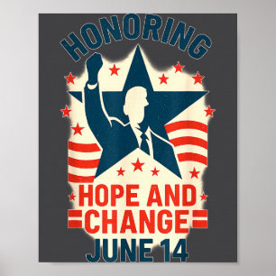 Poster Honorer l'espoir et le changement_journee Obama to