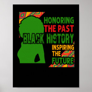Poster Honorer L'Histoire Noire Passée Inspirer Le Futu