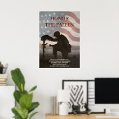 Poster Honorez les morts (Bureau à domicile)