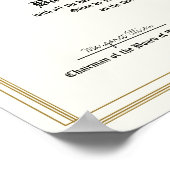 Poster Honors College or University Diploma Replica (Coin)