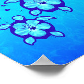 Poster Honu hawaïen (Coin)