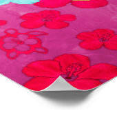 Poster Honu tropical hawaïen (Coin)