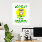 Poster Hoo-Ray pour la lecture (Bureau à domicile)