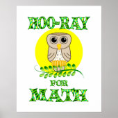 Poster Hoo-Ray pour les maths (Devant)