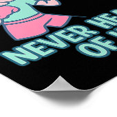 Poster Hook Gauche N'A Jamais Entendu Parler Design (Coin)