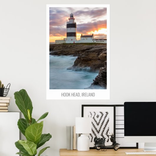 Poster Hook Head, Comté de Wexford, Irlande (Bureau à domicile)