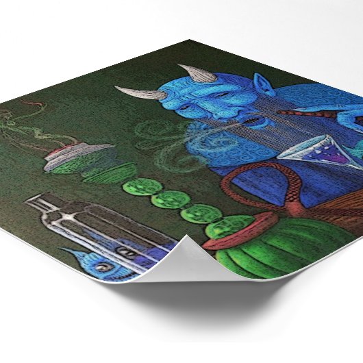 Poster Hookah Demon (Coin)