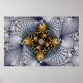Poster Hooked And Netted - Fractal (Devant)