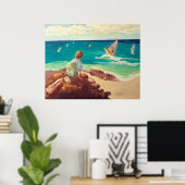 Poster Hookipa Maui (Bureau à domicile)