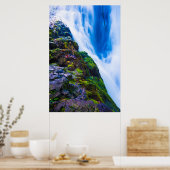 Poster Ho'opi'i Falls, Blue Water, Kauai, Hawaii (Cuisine)