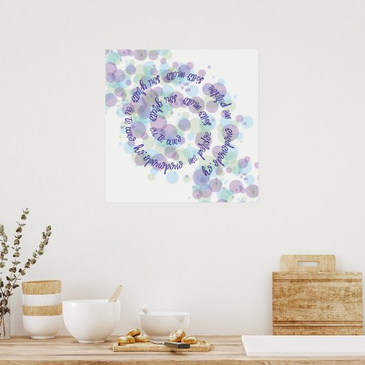 Poster Ho'oponopono (Cuisine)