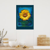 Poster Hooponopono Sunflower Cleansing (Cuisine)