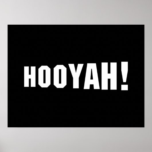 POSTER HOOYAH ! (Devant)