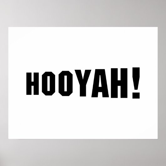 POSTER HOOYAH ! (Devant)