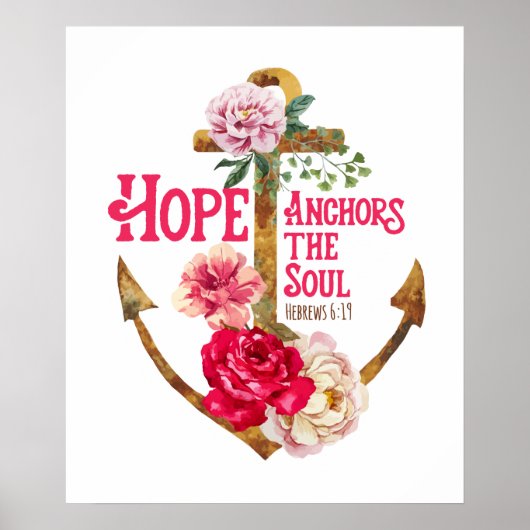 Poster Hope Ancres the Soul Art Print (Devant)