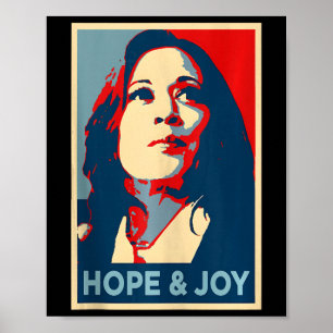 Poster Hope And Joy Kamala Harris Obama 47th Vote Portrai