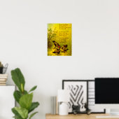 Poster "Hope" d'Emily Dickinson (Bureau à domicile)