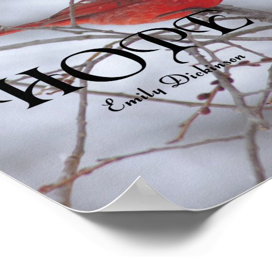 Poster Hope, Emily Dickinson (Coin)