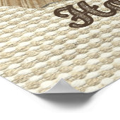 Poster Hope Fabric Flower Collage (Coin)