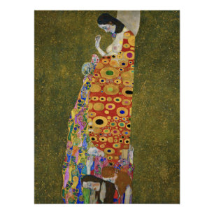 Poster Hope II de Gustav Klimt (1907-1908)