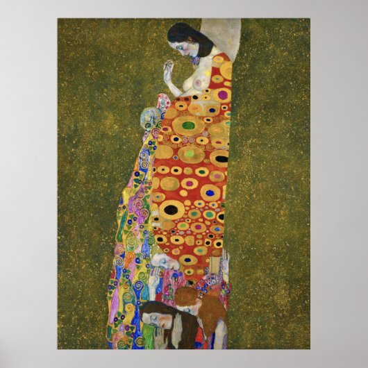 Poster Hope II de Gustav Klimt (1907-1908) (Devant)