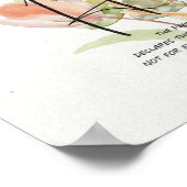 Poster Hope-Jeremiah 29:11 orange floral (Coin)