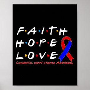 Poster Hope Love Congénital Maladie cardiaque