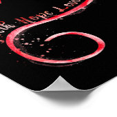 Poster Hope Love Red Ribbon Sensibilisation aux maladies (Coin)
