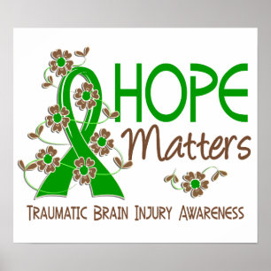 Poster Hope Matters 3 Brain traumatique Blessure TBI