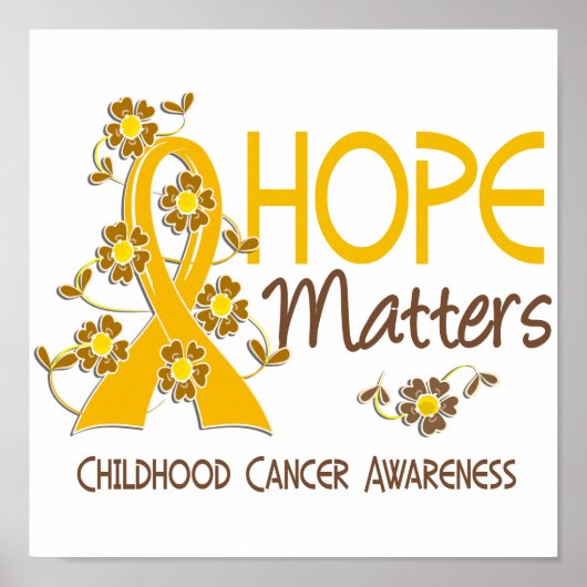 Poster Hope Matters 3 Cancer de l'enfance (Devant)