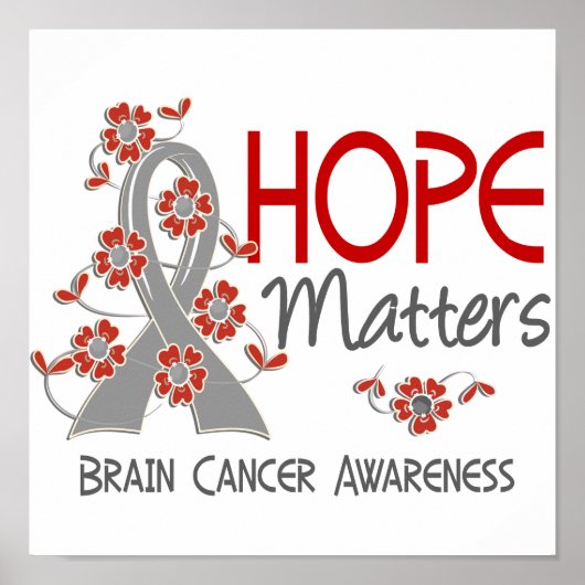 Poster Hope Matters 3 Cancer du cerveau (Devant)