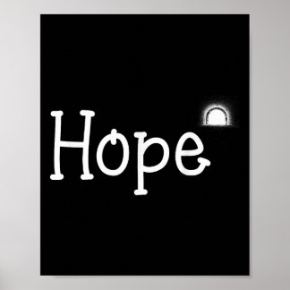 Poster Hope Motivation Cadeau Pour Hommes Femmes Vêtement