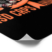 Poster Hope Orange Ribbon Leopard Tournesol RSD CRPS Awar (Coin)