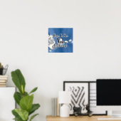Poster Hope To See You In Heaven! with clouds (Bureau à domicile)
