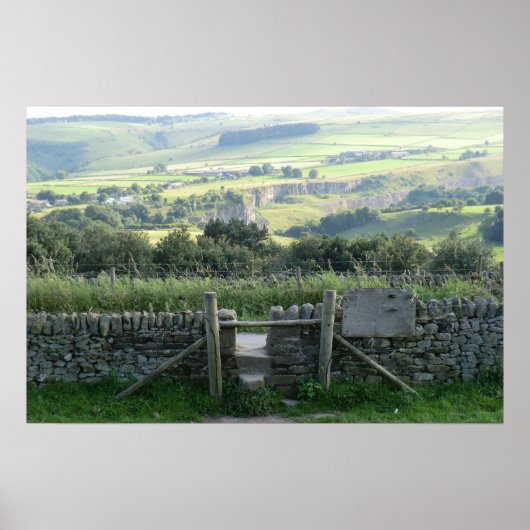 Poster Hope Valley dans le Derbyshire Dales (Devant)