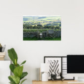 Poster Hope Valley dans le Derbyshire Dales (Bureau à domicile)