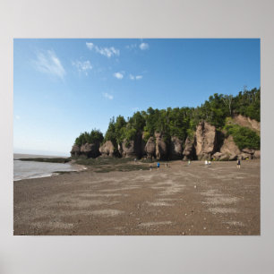 Poster Hopewell Rocks et le site d'exploration de la maré