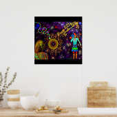 Poster Hopi Blue Star (Cuisine)