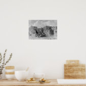 Poster Hopi (Moqui) Indiens Snake Kiva Oraibi Pueblo (Cuisine)