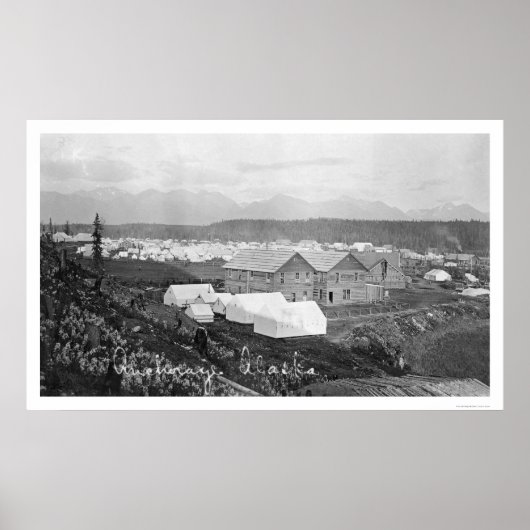 Poster Hôpital à Anchorage, Alaska 1916 (Devant)